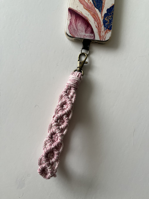 Macrame poutko & popruh na telefon — foto 5