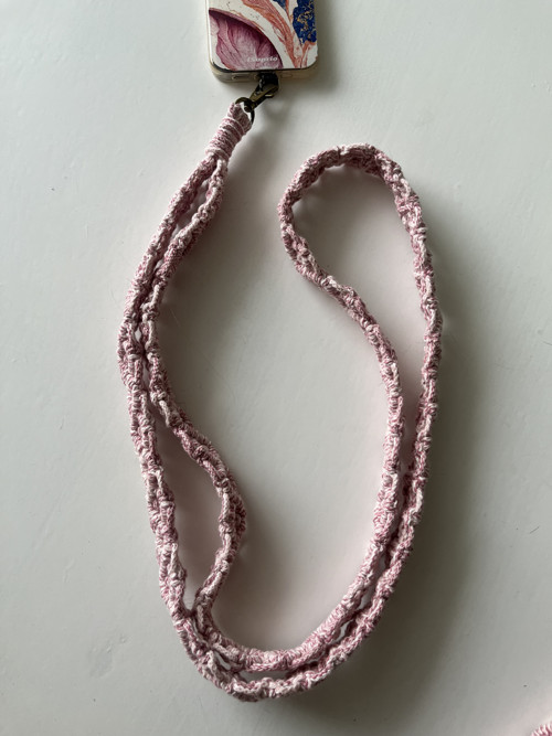 Macrame poutko & popruh na telefon — foto 3