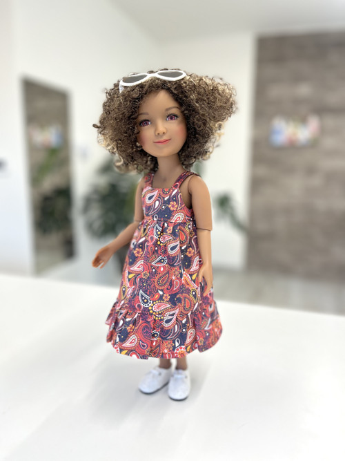 Šaty... Ruby Red Fashion Friends 36cm — foto 5