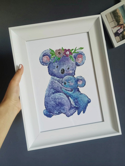 Plakát v rámečku A4 - Koala — foto 2
