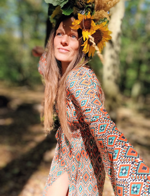 Boho Šaty S Aztéckým Vzorem — foto 5