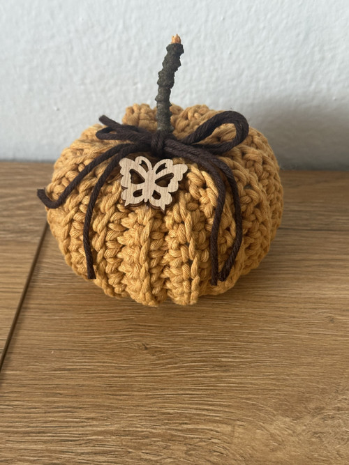 Háčkované dýně z Cordy macrame — foto 4