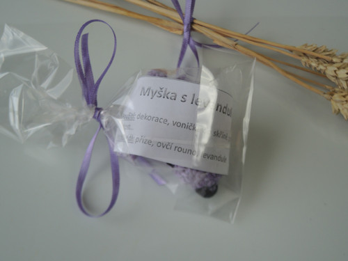 Myška s levandulí fialová — foto 6
