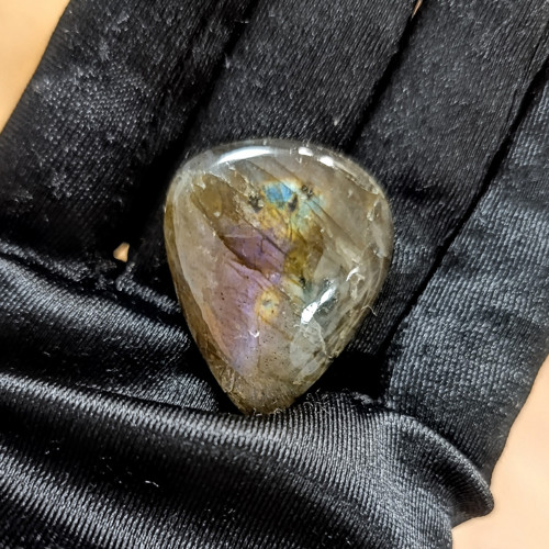 Labradorit, ID 5787, 32x25 mm - výprodej — foto 3
