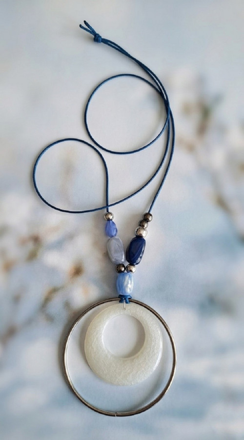Blue jeans - Šik-art náhrdelník — foto 2