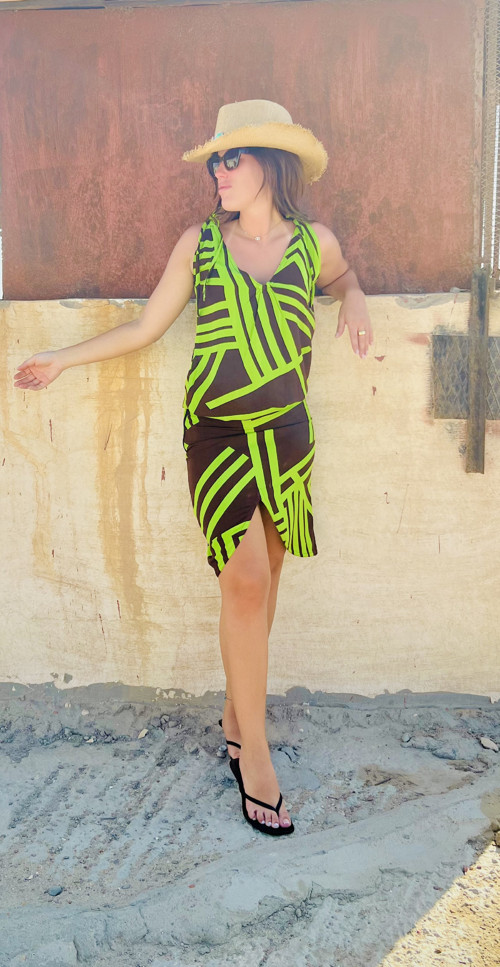 Letní set Love Summer ,tílko a sukně — foto 3