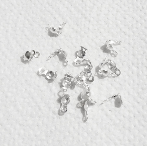 Kaloty postříbřené 7x4mm (100ks) — foto 2