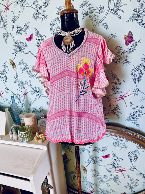 Halenka boho jedinečná — foto 5