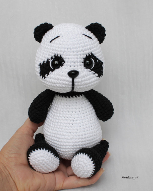 Žíkej mi...Momo!...háčkovaný medvídek panda — foto 4