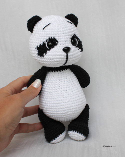 Žíkej mi...Momo!...háčkovaný medvídek panda — foto 5