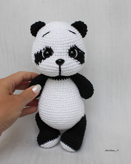 Žíkej mi...Momo!...háčkovaný medvídek panda — foto 3