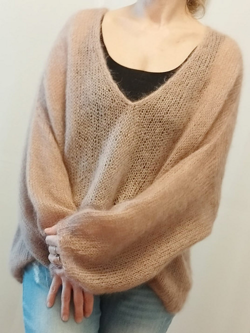Mohérový svetr oversize — foto 4