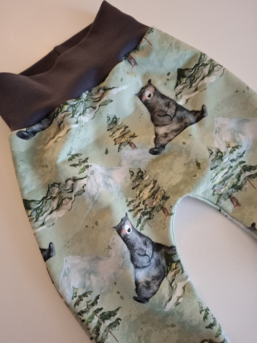 Dětské tepláčky baggy, vel. 86 Medvědi — foto 2