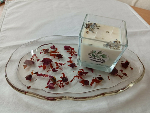 Epoxy tácek s pravými růžemi — foto 4