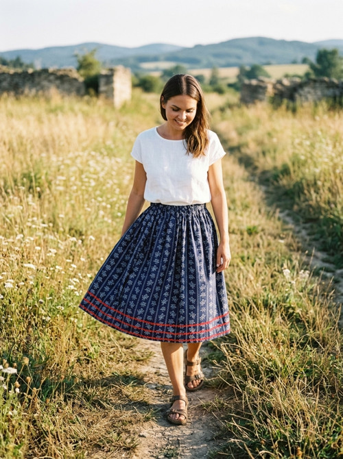 Folklorní sukně S — foto 4