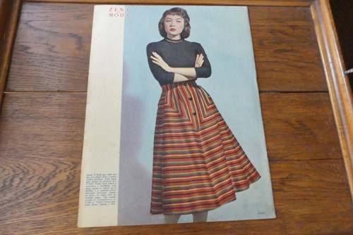Časopis Žena a móda, číslo 5/1958 — foto 3