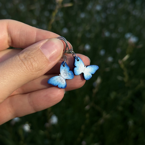 Náušničky mini z laguny — foto 3