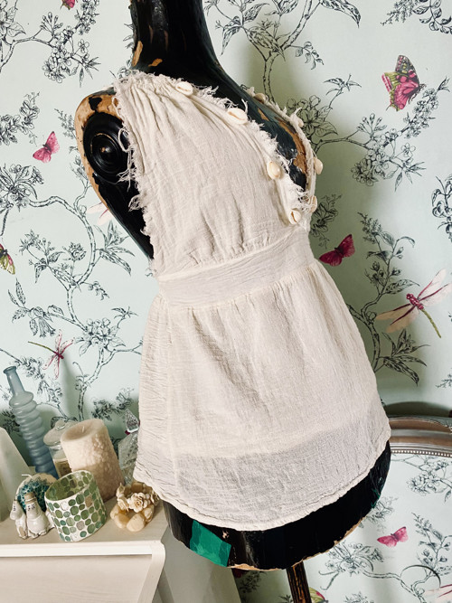 Top boho mušličkový — foto 4