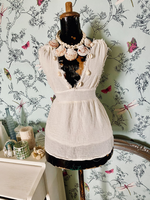 Top boho mušličkový — foto 6