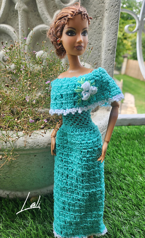 Háčkované šatičky pro Barbie 6. — foto 3