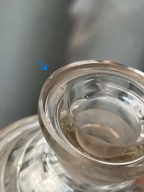 Karafa s broušeným dekorem 250ml, Borské sklo — foto 4