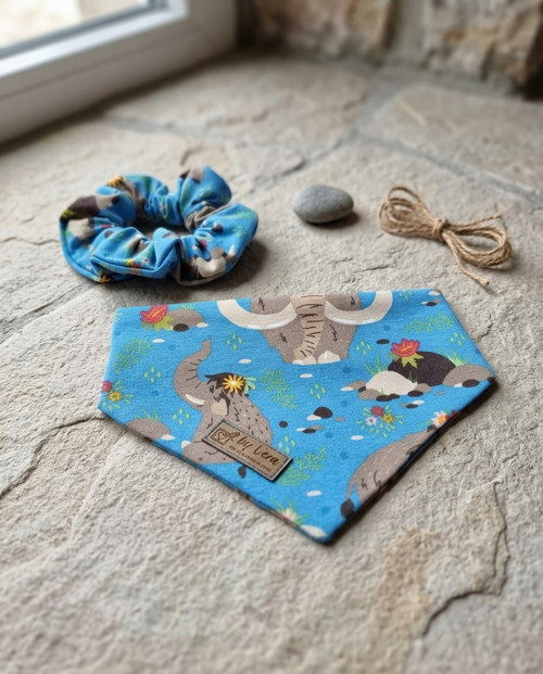 Set pro pejska a pro Tebe: Bandana a Scrunchie — foto 2