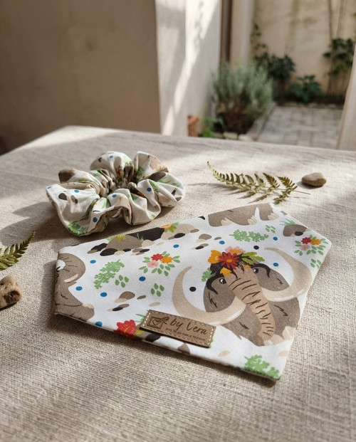 Set pro pejska a pro Tebe: Bandana a Scrunchie — foto 4