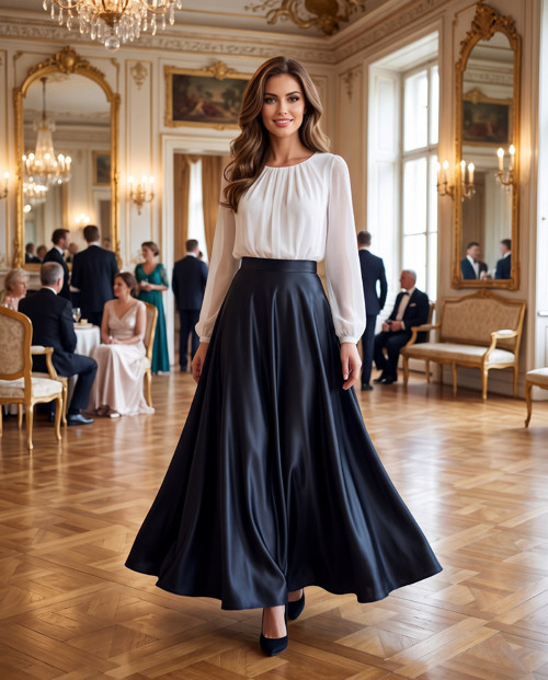Kolová sukně černá — foto 2