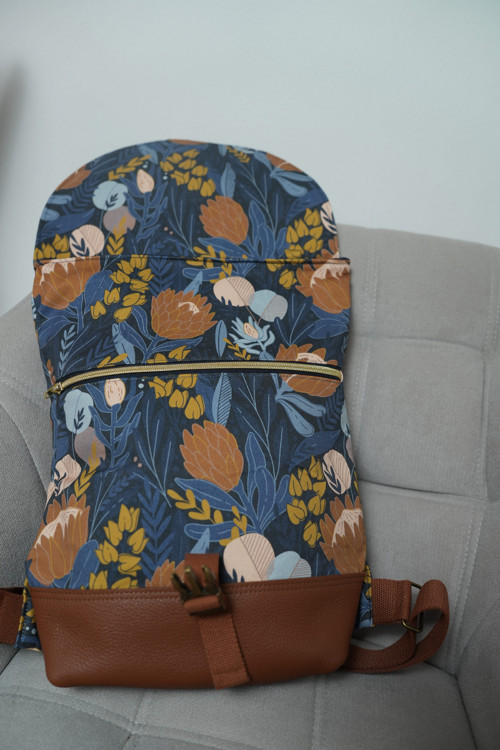 Batoh Denim květy — foto 6