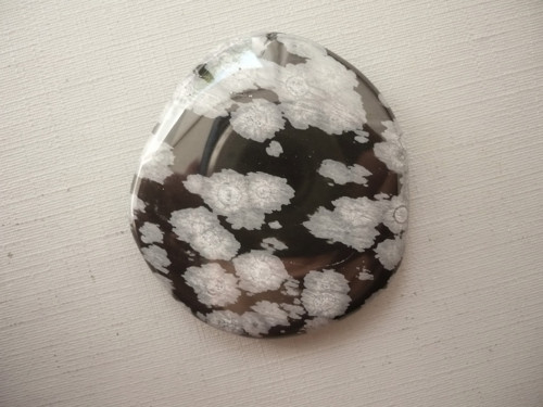 Placka - obsidián vločkový 40 mm, č.13f — foto 2