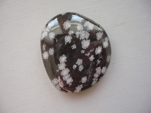 Placka - obsidián vločkový 38 mm, č.1131 — foto 2