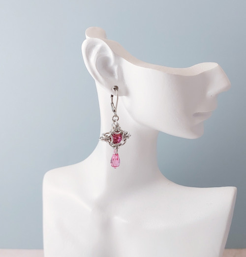 Náušničky "lady pink" — foto 5