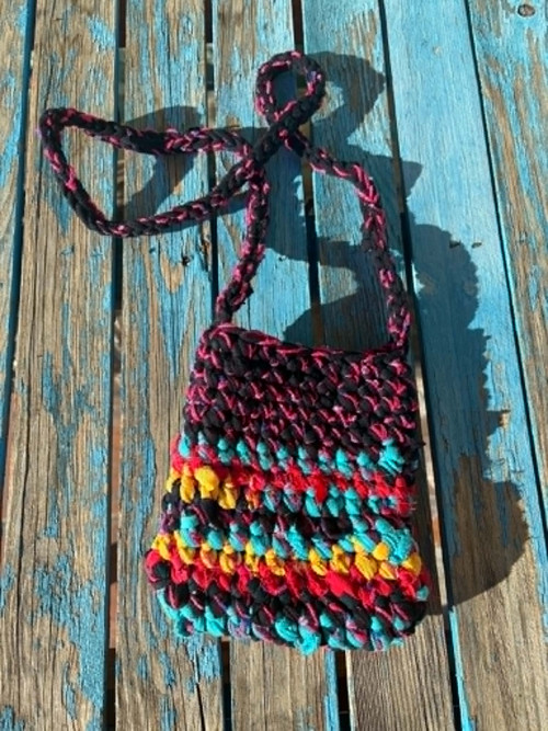 Originální Boho háčkovaná kabelka — foto 2