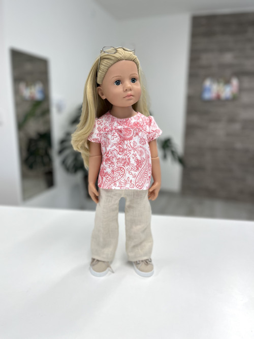 Lněné kalhoty…Götz 50cm — foto 2
