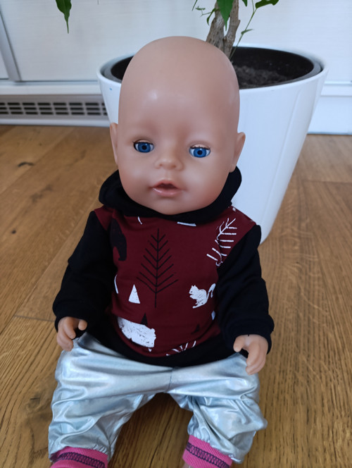 Mikina medvědi pro panenky — foto 5