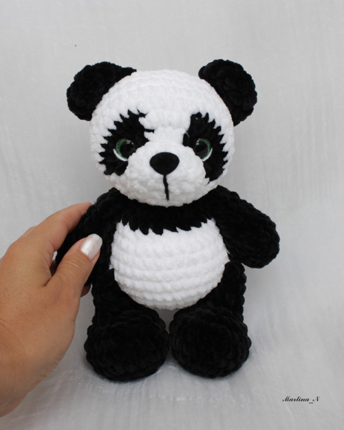 Žíkej mi...Ťufík!...háčkovaný medvídek panda — foto 5