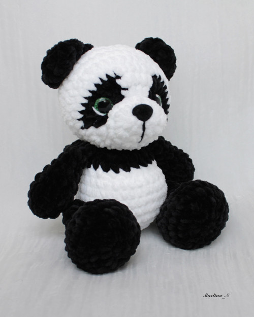 Žíkej mi...Ťufík!...háčkovaný medvídek panda — foto 4