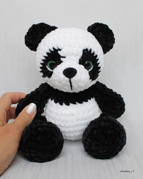 Žíkej mi...Ťufík!...háčkovaný medvídek panda — foto 3