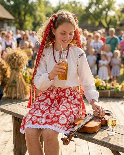 Dívčí krojová sukně 10-12 let — foto 3