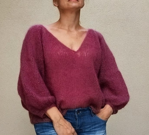 Mohérový svetr velikosti M — foto 3