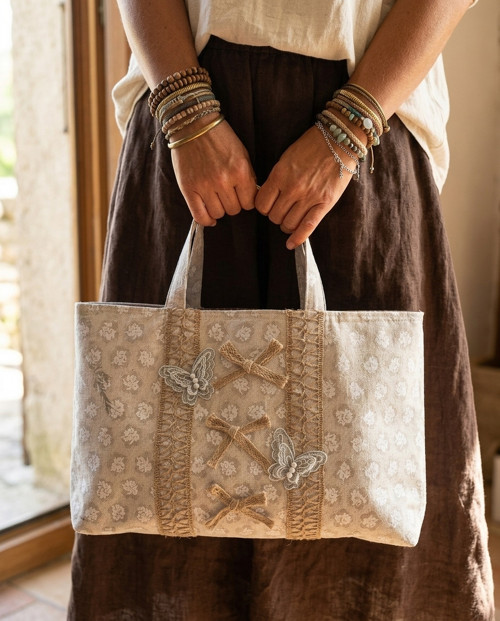 Taškokošík SHABBY CHIC- magnet. zap. — foto 4