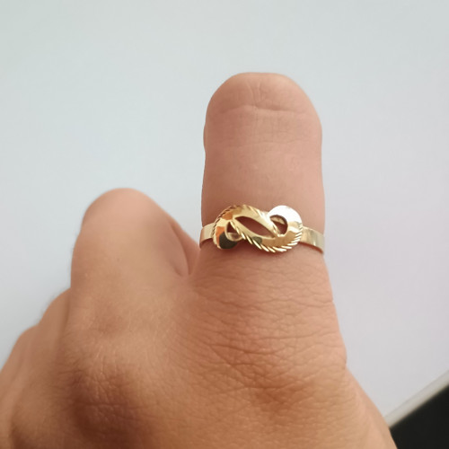 Nekonečno (prsten, Au 585/1000) — foto 2