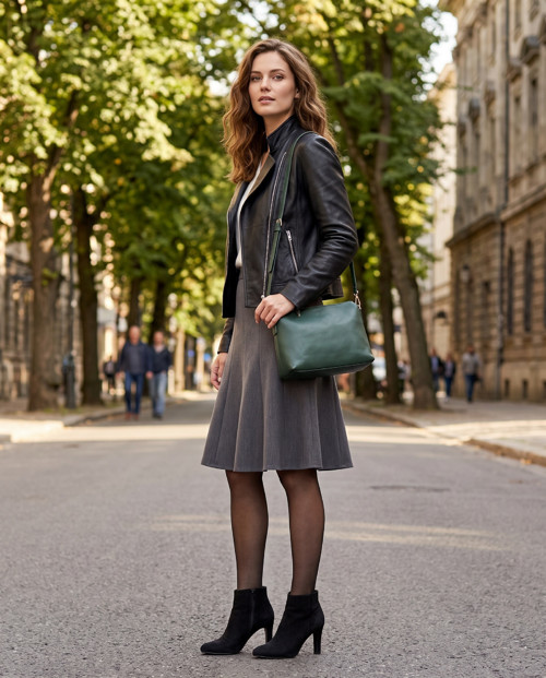 Šedá sukýnka dílová — foto 2
