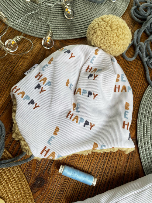Ušnka s nákrčníkem - Be happy — foto 2