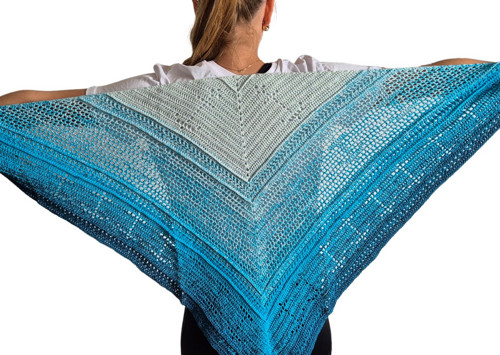 Háčkovaný šátek Kotva — foto 3