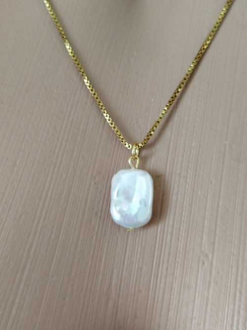 Řetízek 40cm, bároční perla — foto 2