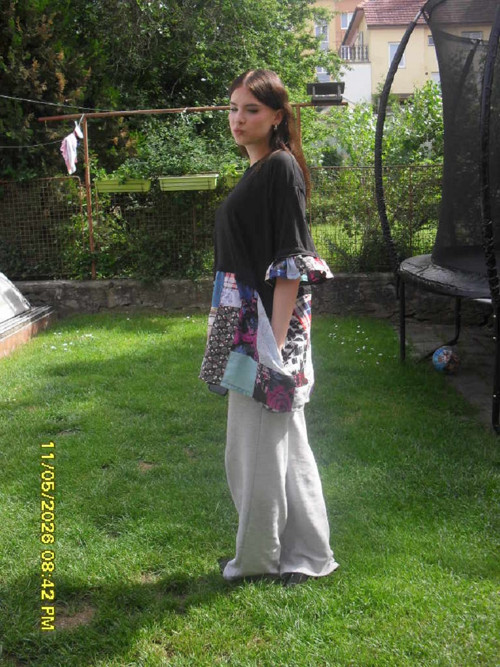 Patchwork tunika-tričko pohodlné — foto 6