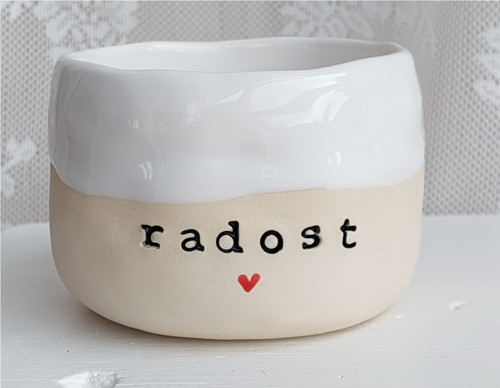Keramicky kalíšek "radost" — foto 2