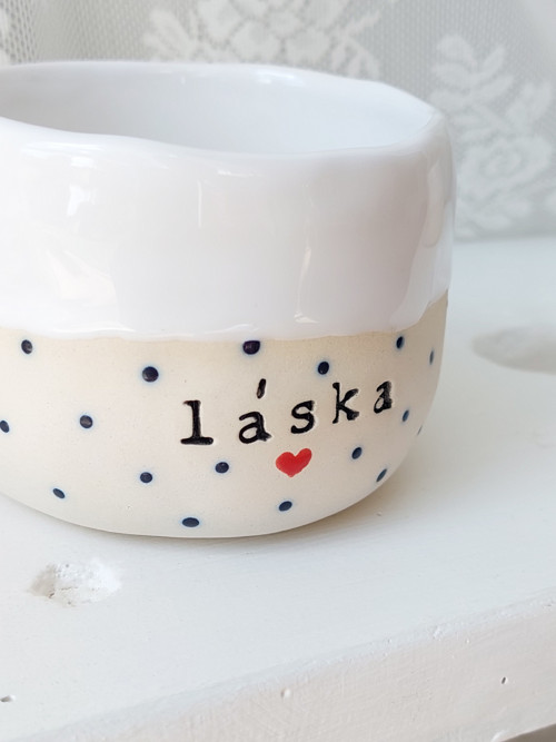 Keramicky kalíšek "láska" — foto 2