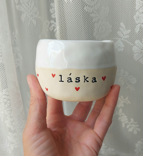 Keramicky kalíšek "láska" — foto 4